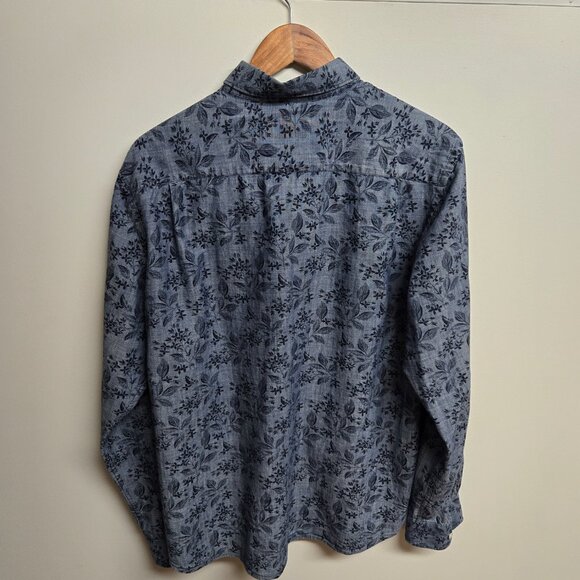 Men's Large Floral Button-Down Shirt (24" ptp) - Picture 3 of 7